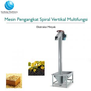 Mesin Pengangkat Spiral Vertikal Multifungsi（Ekstraksi Minyak)