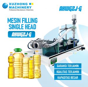 AKWGZJ-G Mesin Filling Cairan dan Pasta Semi Otomatis Horizontal (Single Head)
